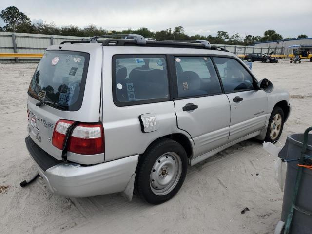 JF1SF65662H731582 - 2002 SUBARU FORESTER S SILVER photo 3