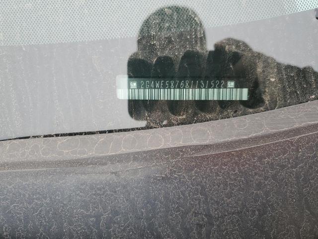 2G4WE587681131522 - 2008 BUICK LACROSSE CXS BLACK photo 12