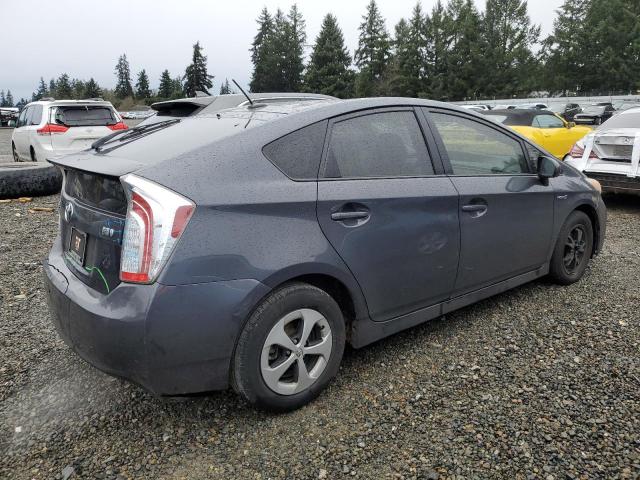 JTDKN3DU6E1783237 - 2014 TOYOTA PRIUS GRAY photo 3