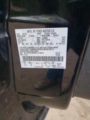 5LTPW18506FJ11573 - 2006 LINCOLN MARK LT BLACK photo 12