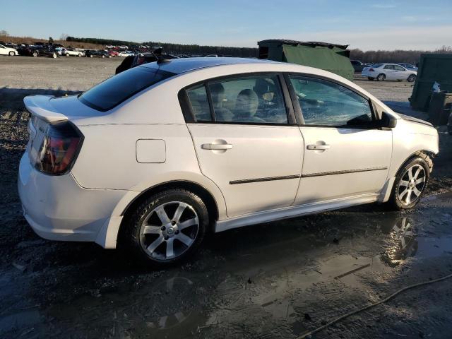 3N1AB6AP3CL666468 - 2012 NISSAN SENTRA 2.0 WHITE photo 3