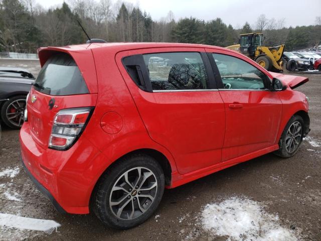 1G1JD6SB9H4135873 - 2017 CHEVROLET SONIC LT RED photo 3