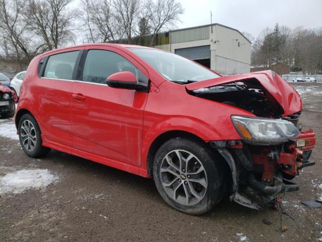 1G1JD6SB9H4135873 - 2017 CHEVROLET SONIC LT RED photo 4