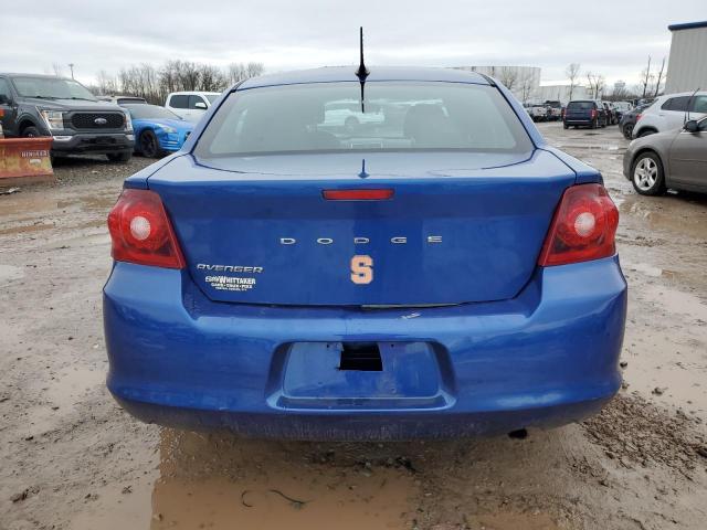 1C3CDZAB5DN565122 - 2013 DODGE AVENGER SE BLUE photo 6