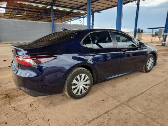4T1C31AK2NU585749 - 2022 TOYOTA CAMRY LE BLUE photo 3