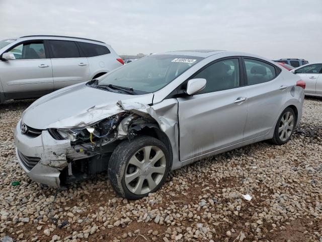 KMHDH4AE1DU561698 - 2013 HYUNDAI ELANTRA GLS SILVER photo 1