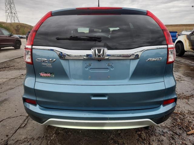 2HKRM4H59FH653263 - 2015 HONDA CR-V EX TURQUOISE photo 6