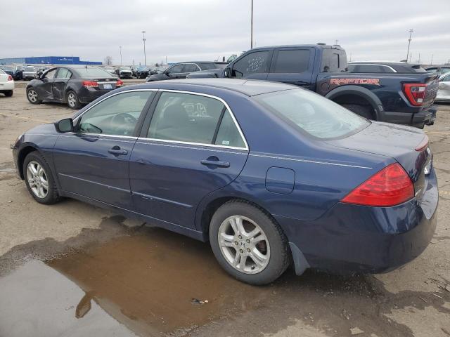 1HGCM56377A212772 - 2007 HONDA ACCORD SE BLUE photo 2