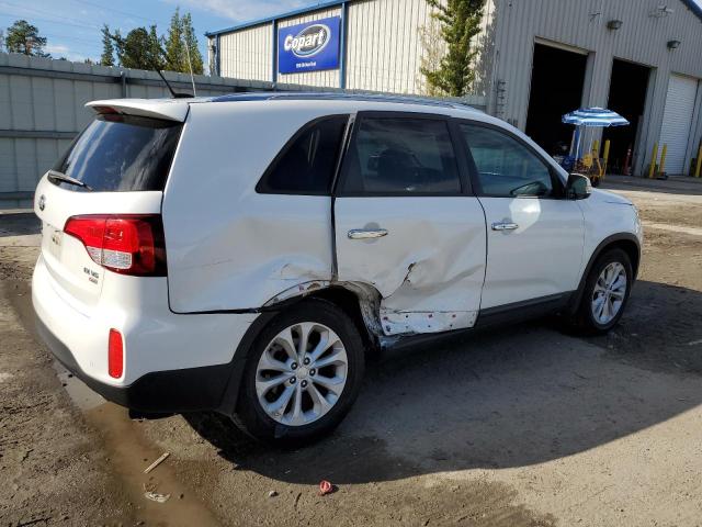 5XYKU4A71FG560421 - 2015 KIA SORENTO EX WHITE photo 3