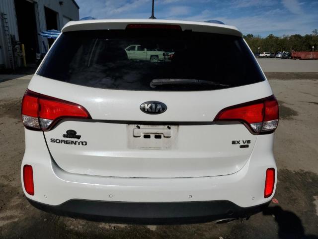 5XYKU4A71FG560421 - 2015 KIA SORENTO EX WHITE photo 6