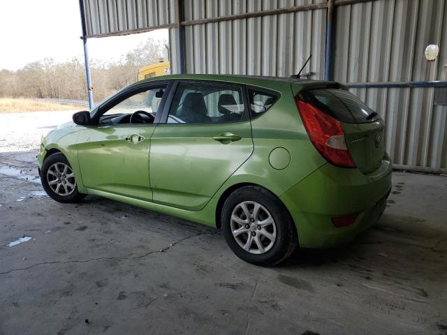 KMHCT5AE7CU033937 - 2012 HYUNDAI ACCENT GLS GREEN photo 2