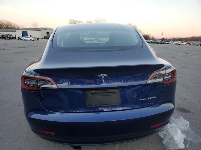 5YJ3E1EB5PF626590 - 2023 TESLA MODEL 3 BLUE photo 6