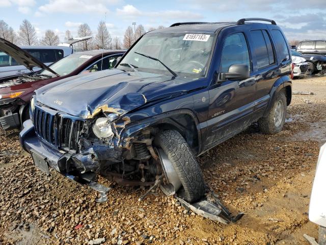 1J4GL58K84W262256 - 2004 JEEP LIBERTY LIMITED BLUE photo 1