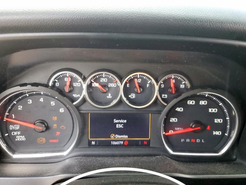 1GCPWCED3KZ113109 - 2019 CHEVROLET SILVERADO C1500 LT WHITE photo 9