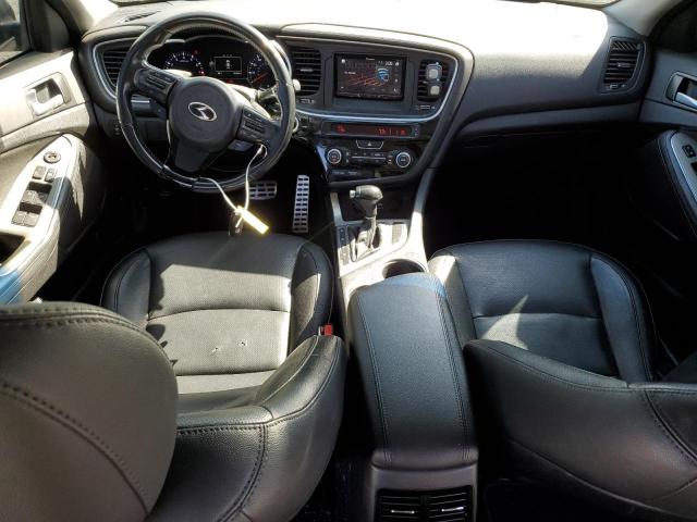 5XXGR4A72FG428697 - 2015 KIA OPTIMA SX BLACK photo 8