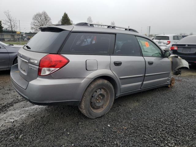 4S4BP60C087355153 - 2008 SUBARU OUTBACK SILVER photo 3