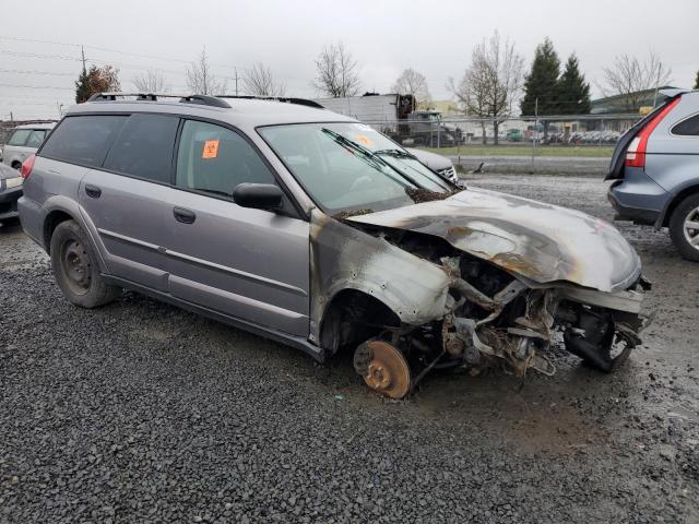 4S4BP60C087355153 - 2008 SUBARU OUTBACK SILVER photo 4