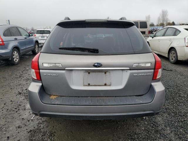 4S4BP60C087355153 - 2008 SUBARU OUTBACK SILVER photo 6