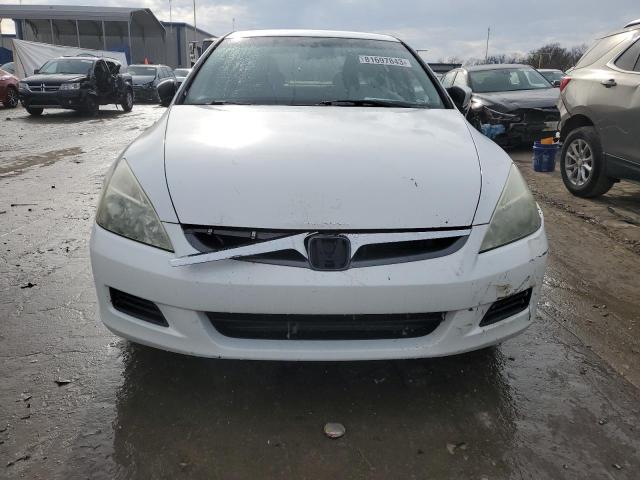 1HGCM56427A078505 - 2007 HONDA ACCORD LX WHITE photo 5