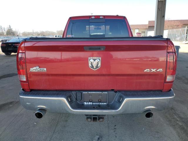 1D7RV1GT8AS211330 - 2010 DODGE RAM 1500 MAROON photo 6