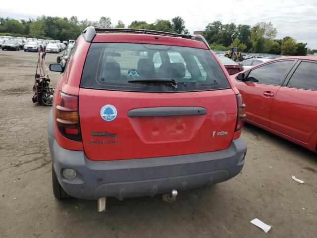 5Y2SM64884Z450786 - 2004 PONTIAC VIBE RED photo 6