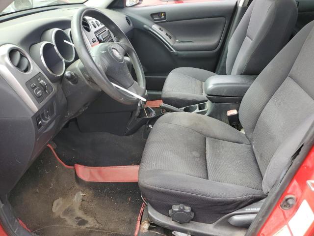 5Y2SM64884Z450786 - 2004 PONTIAC VIBE RED photo 7