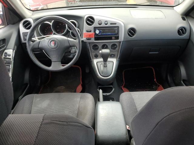 5Y2SM64884Z450786 - 2004 PONTIAC VIBE RED photo 8