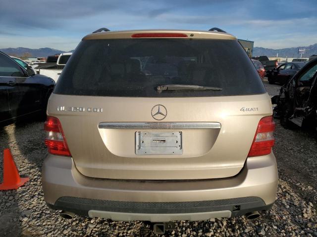 4JGBB22E87A217609 - 2007 MERCEDES-BENZ ML 320 CDI BEIGE photo 6