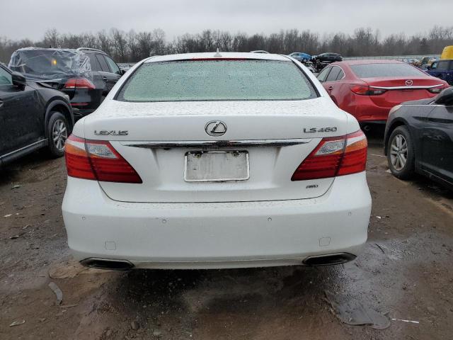 JTHCL5EF4A5006353 - 2010 LEXUS LS 460 WHITE photo 6