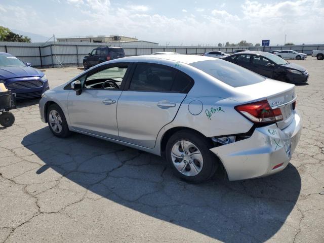 19XFB2F57FE276940 - 2015 HONDA CIVIC LX SILVER photo 2