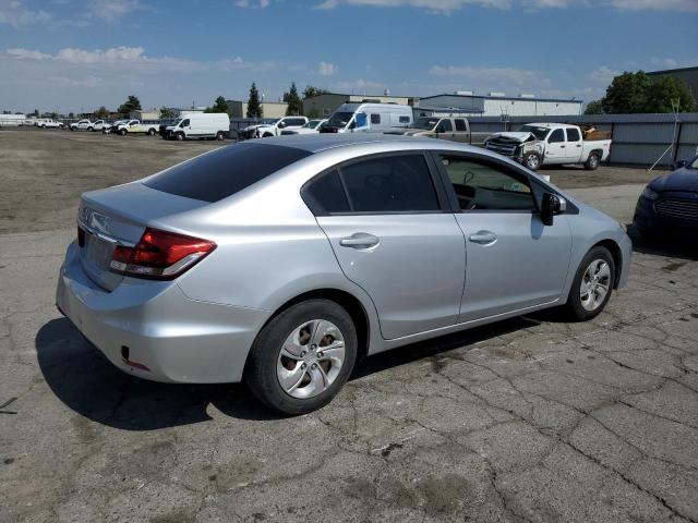 19XFB2F57FE276940 - 2015 HONDA CIVIC LX SILVER photo 3