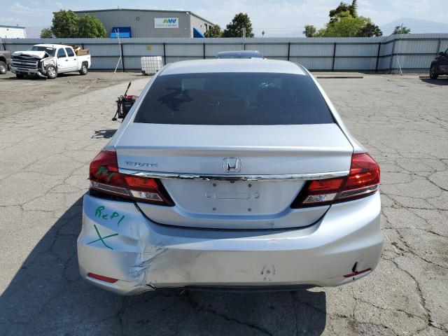 19XFB2F57FE276940 - 2015 HONDA CIVIC LX SILVER photo 6