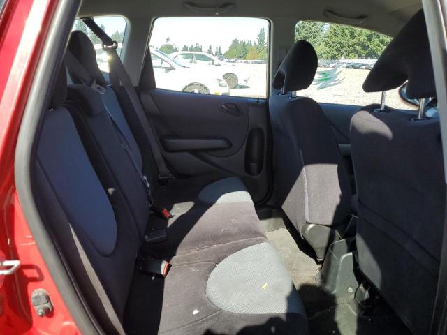 JHMGD38618S045587 - 2008 HONDA FIT SPORT RED photo 10