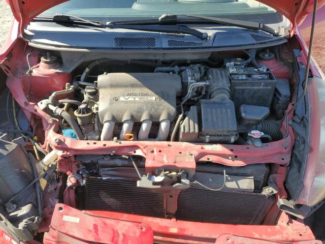 JHMGD38618S045587 - 2008 HONDA FIT SPORT RED photo 11