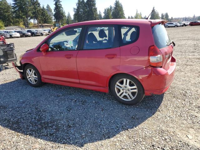 JHMGD38618S045587 - 2008 HONDA FIT SPORT RED photo 2