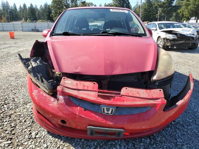 JHMGD38618S045587 - 2008 HONDA FIT SPORT RED photo 5
