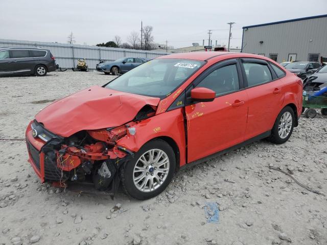 1FAHP3F23CL178499 - 2012 FORD FOCUS SE RED photo 1