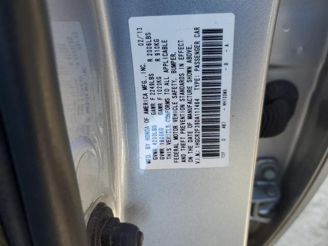 1HGCR2F39DA117464 - 2013 HONDA ACCORD LX GRAY photo 12