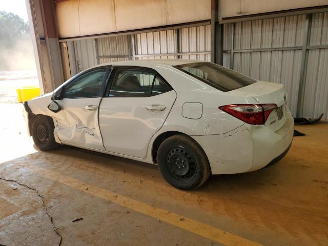 2T1BURHE3EC042158 - 2014 TOYOTA COROLLA L WHITE photo 2