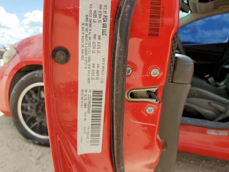 1C3CDFBA5GD660326 - 2016 DODGE DART SXT Կարմիր լուսանկար 12