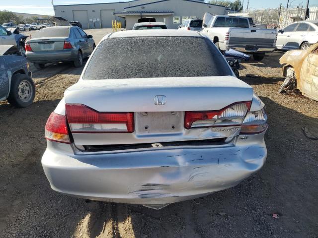 1HGCG16462A072215 - 2002 HONDA ACCORD LX ვერცხლისფერი ფოტო 6