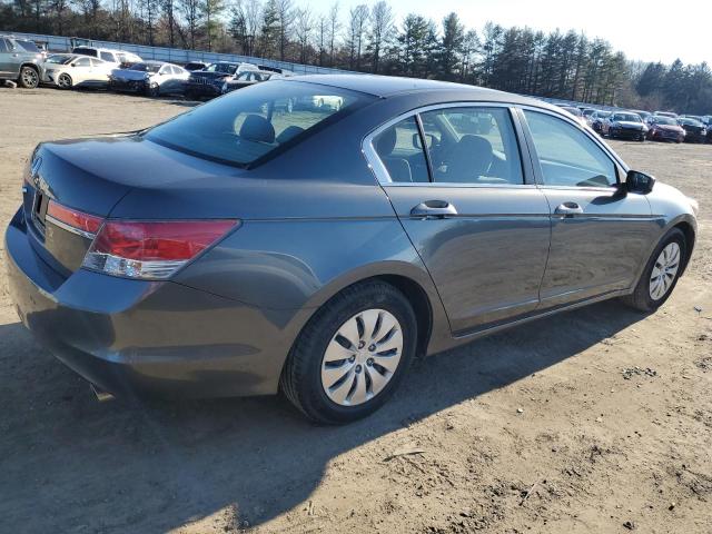 1HGCP2F39CA230836 - 2012 HONDA ACCORD LX CHARCOAL photo 3