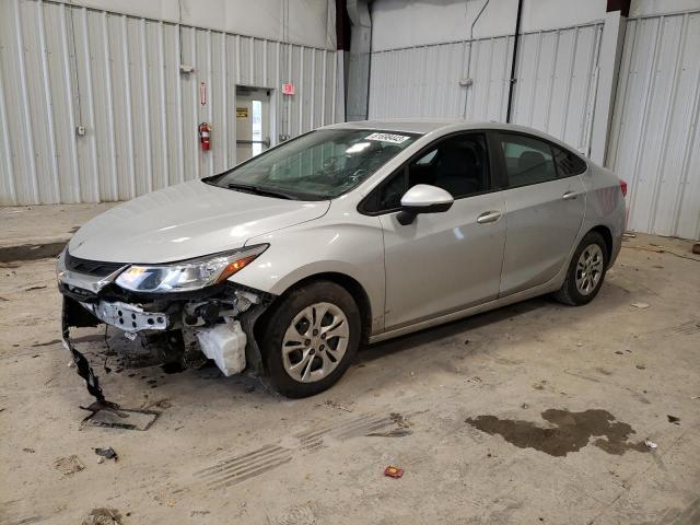 1G1BJ5SM1K7103627 - 2019 CHEVROLET CRUZE SILVER photo 1