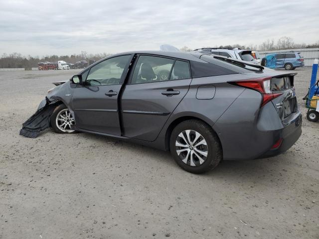 JTDL9MFU6N3038827 - 2022 TOYOTA PRIUS LE GRAY photo 2