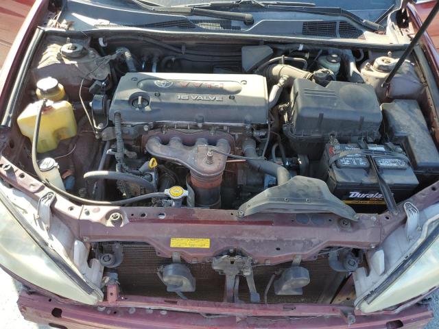 JTDBE32K930229629 - 2003 TOYOTA CAMRY LE Bordo foto 11