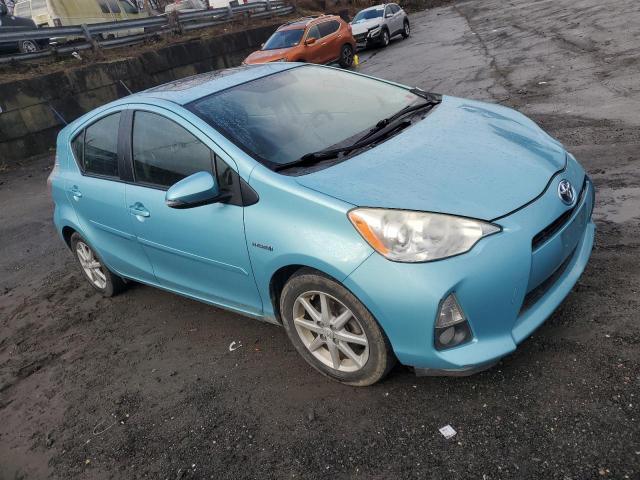 JTDKDTB38E1060812 - 2014 TOYOTA PRIUS C BLUE photo 4