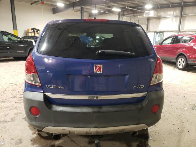 3GSDL43N08S521722 - 2008 SATURN VUE XE BLUE photo 6