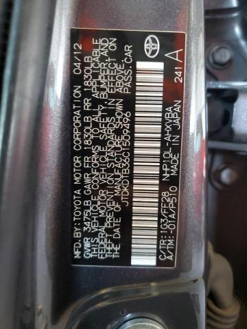 JTDKDTB36C1509496 - 2012 TOYOTA PRIUS C GRAY photo 13