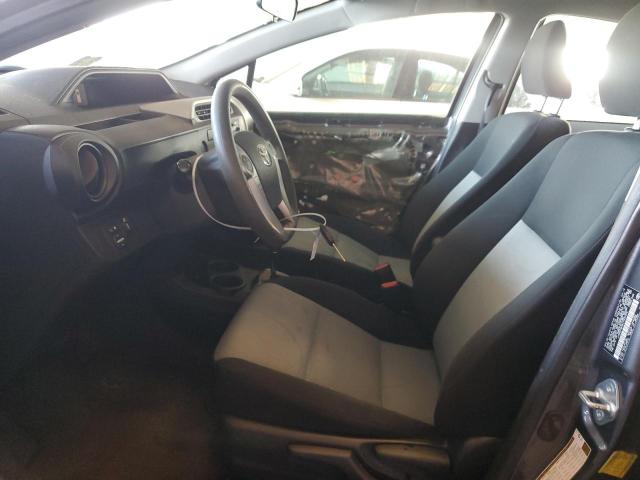 JTDKDTB36C1509496 - 2012 TOYOTA PRIUS C GRAY photo 7