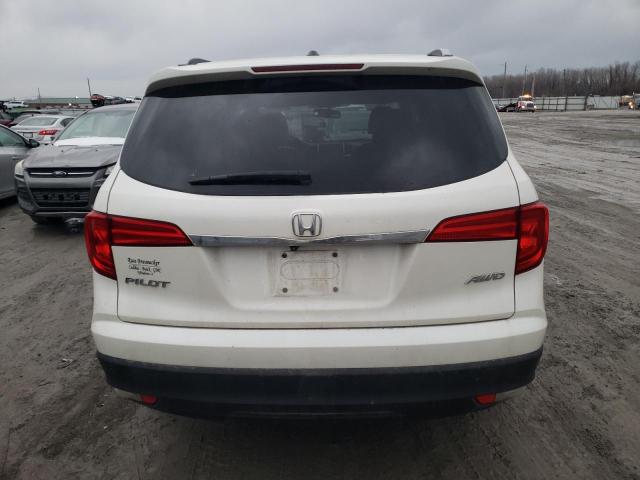 5FNYF6H58GB030962 - 2016 HONDA PILOT EXL WHITE photo 6